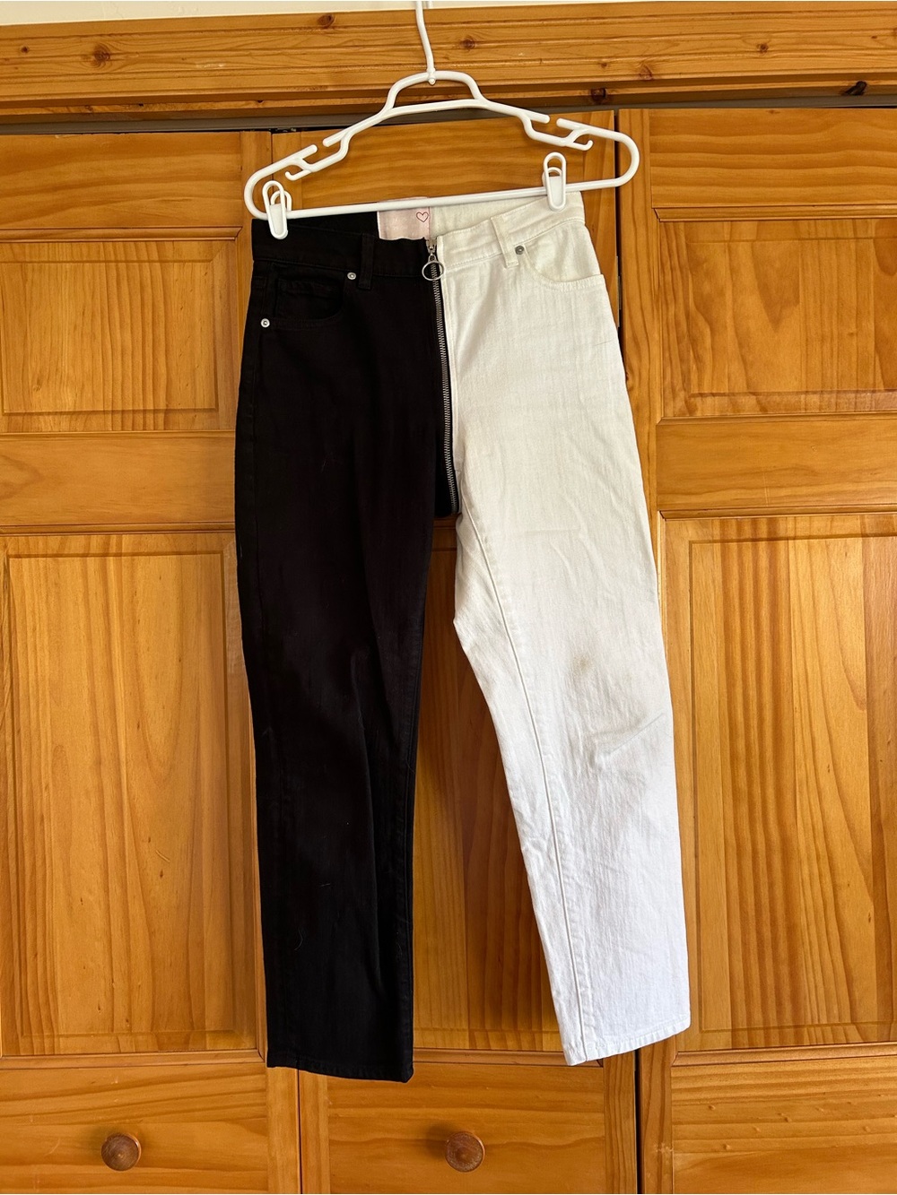 Revice Two Toned Pants with front to back zipper
